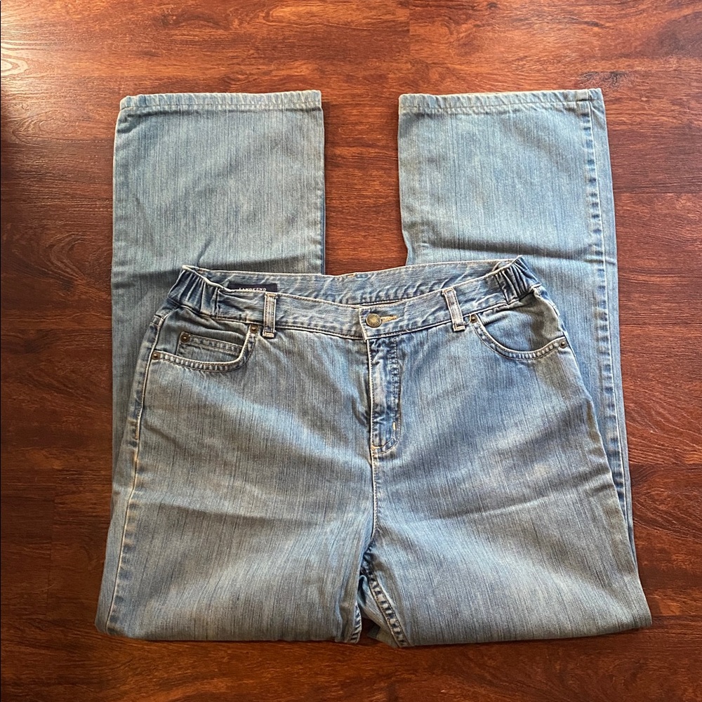 Land’s End Women’s Jeans - Size 10 Petite - Boot Cut